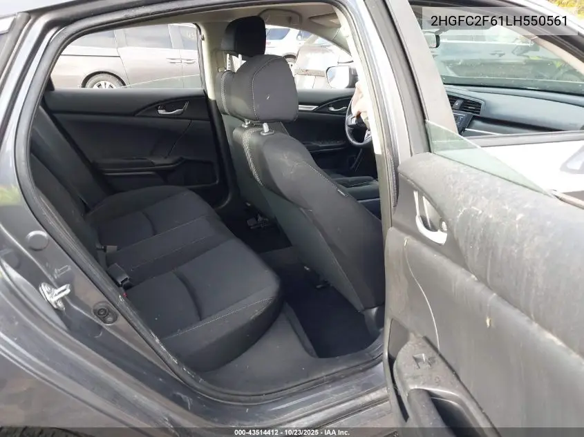 2HGFC2F61LH550561 2020 Honda Civic Lx