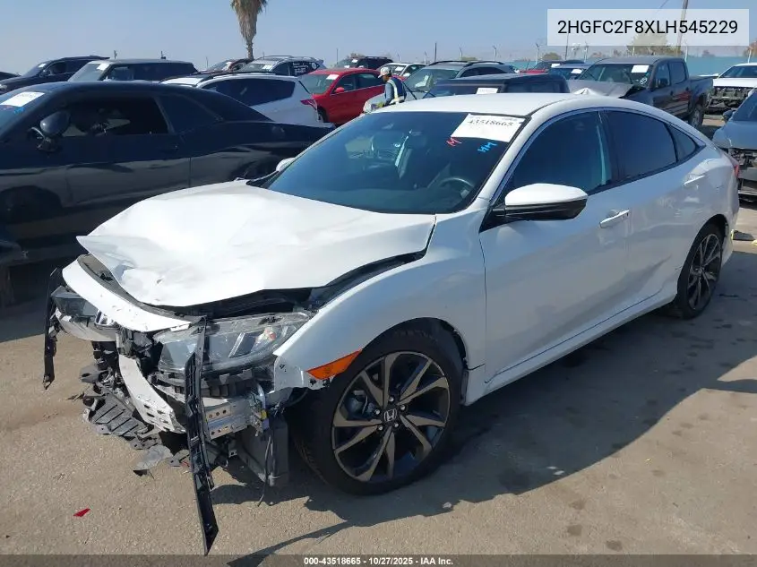 2HGFC2F8XLH545229 2020 Honda Civic Sport