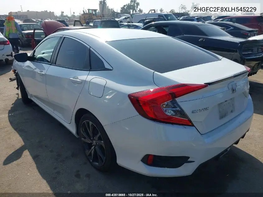 2HGFC2F8XLH545229 2020 Honda Civic Sport