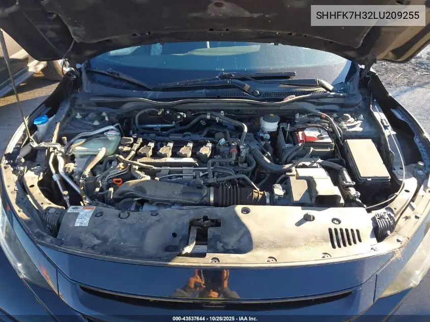 SHHFK7H32LU209255 2020 Honda Civic Lx