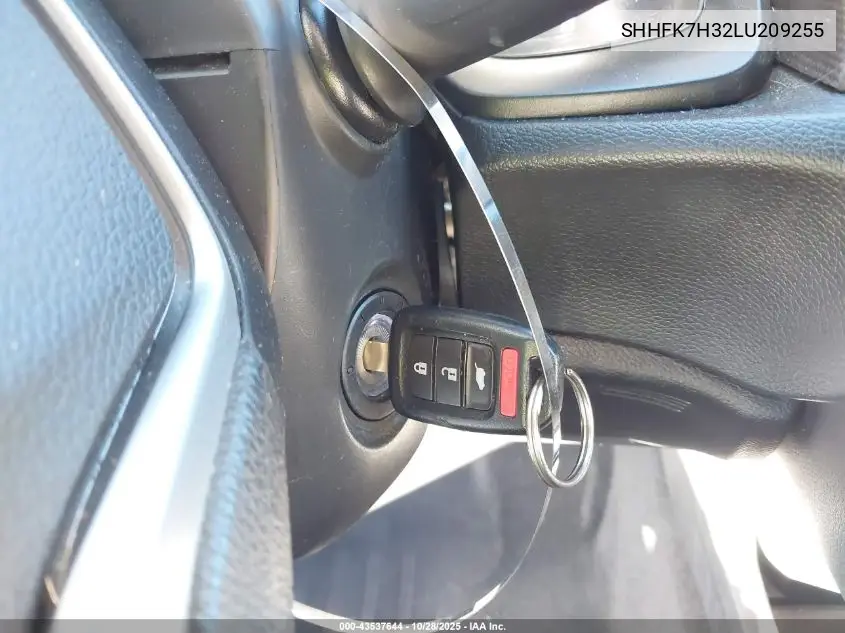 SHHFK7H32LU209255 2020 Honda Civic Lx