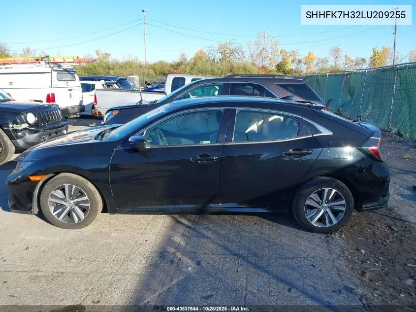 SHHFK7H32LU209255 2020 Honda Civic Lx