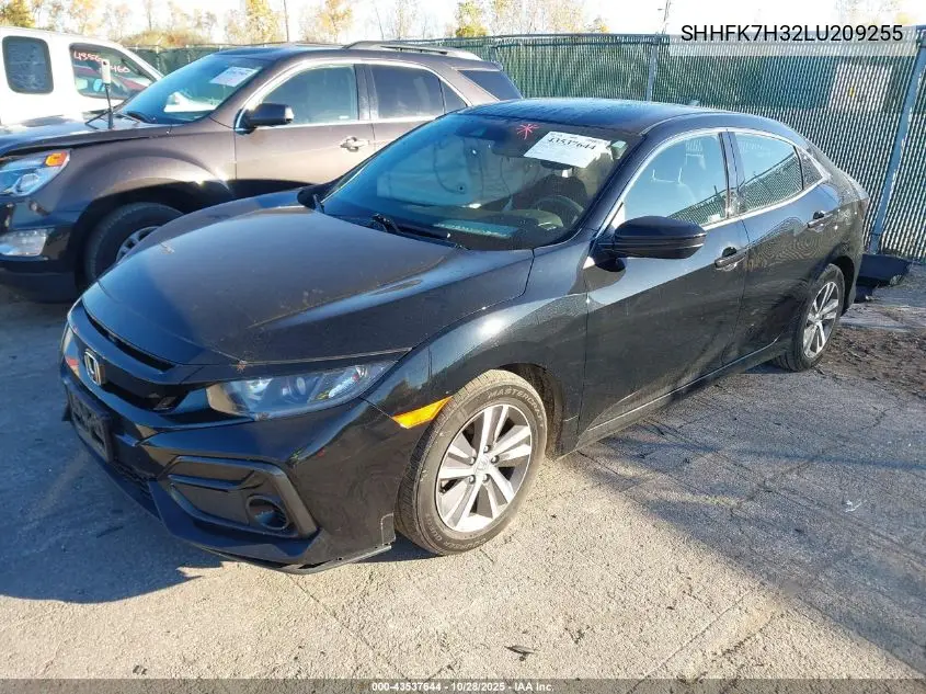 SHHFK7H32LU209255 2020 Honda Civic Lx
