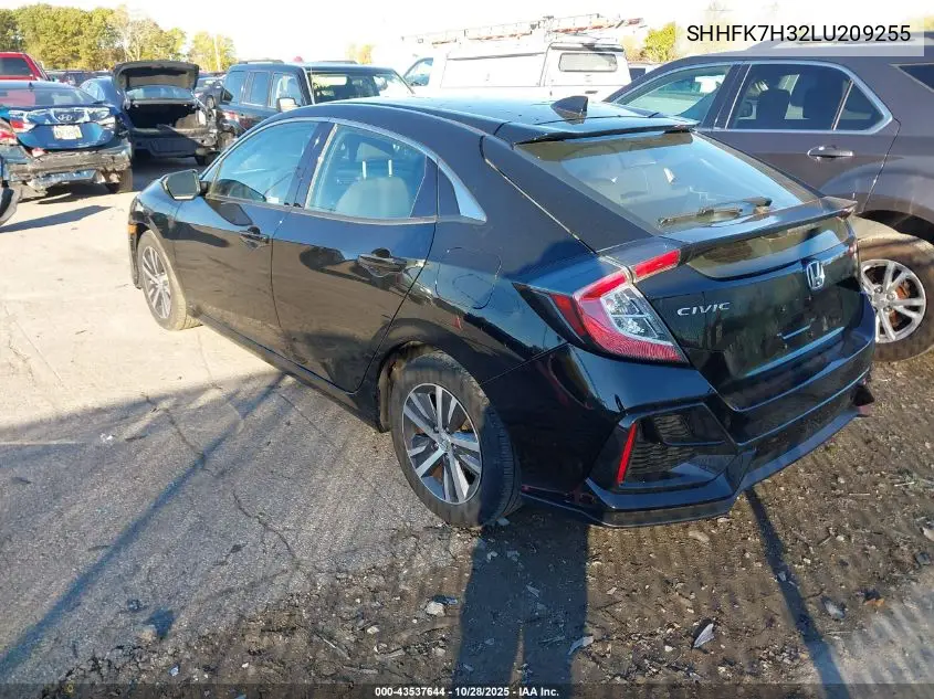 SHHFK7H32LU209255 2020 Honda Civic Lx