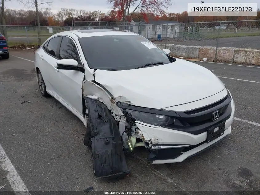 19XFC1F35LE220173 2020 Honda Civic Ex