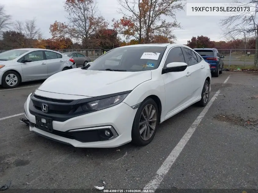 19XFC1F35LE220173 2020 Honda Civic Ex