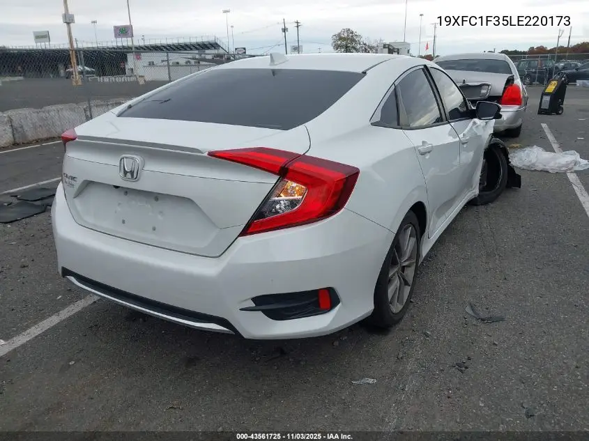 19XFC1F35LE220173 2020 Honda Civic Ex