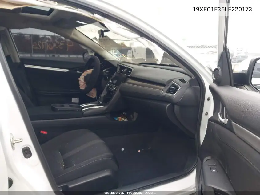 19XFC1F35LE220173 2020 Honda Civic Ex