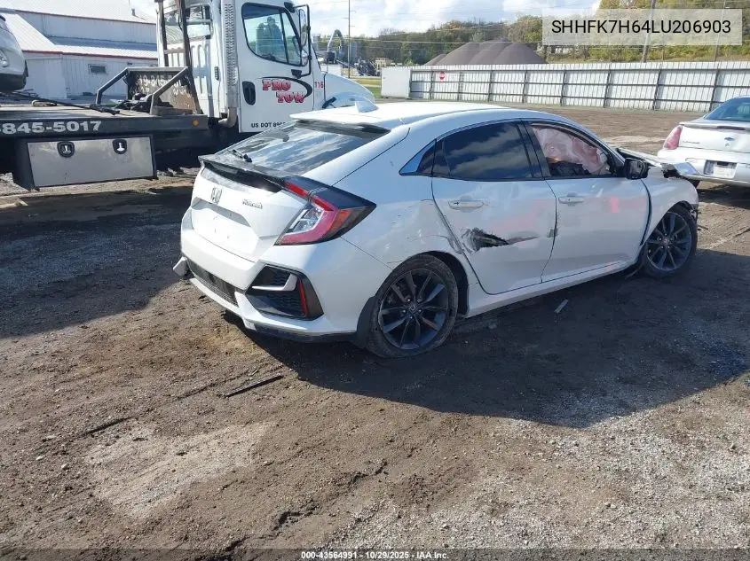 SHHFK7H64LU206903 2020 Honda Civic Ex