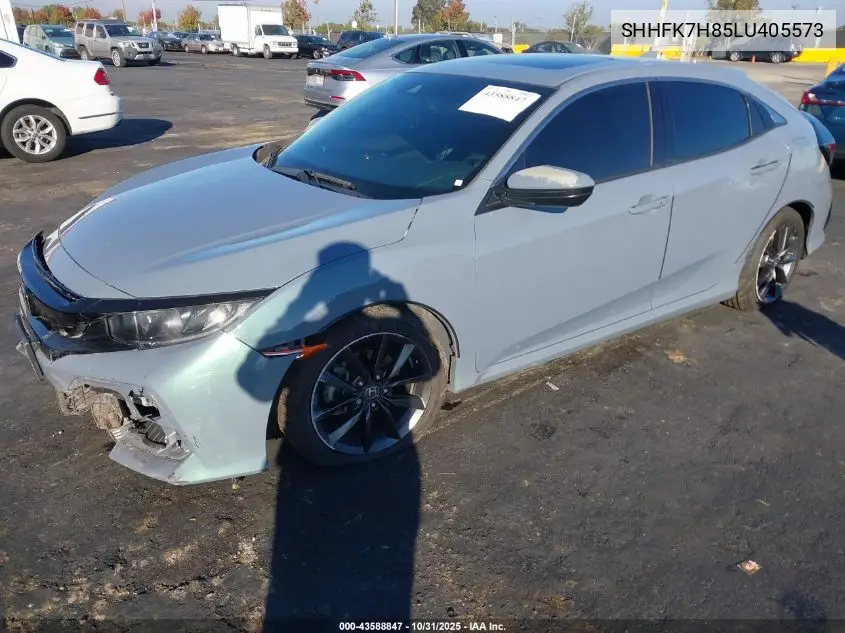 SHHFK7H85LU405573 2020 Honda Civic Ex-L