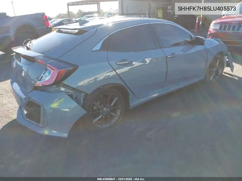 SHHFK7H85LU405573 2020 Honda Civic Ex-L