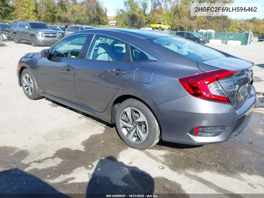 2HGFC2F69LH596462 2020 Honda Civic Lx