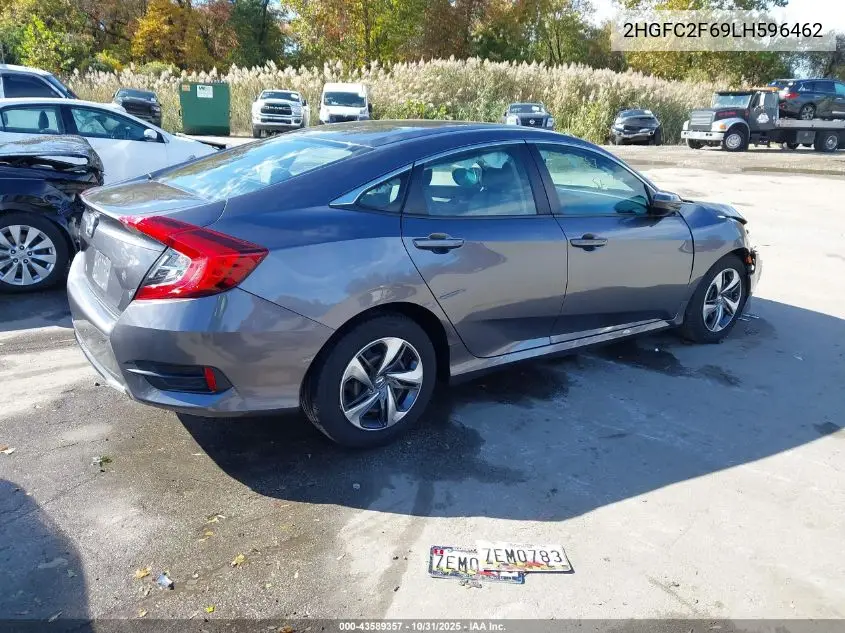 2HGFC2F69LH596462 2020 Honda Civic Lx