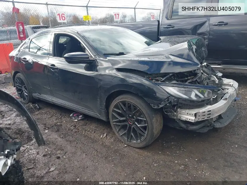 SHHFK7H32LU405079 2020 Honda Civic Lx