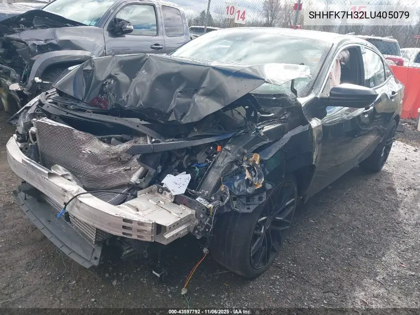SHHFK7H32LU405079 2020 Honda Civic Lx