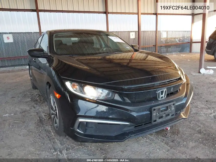 19XFC2F64LE004010 2020 Honda Civic Lx