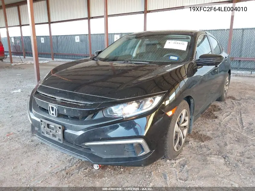 19XFC2F64LE004010 2020 Honda Civic Lx