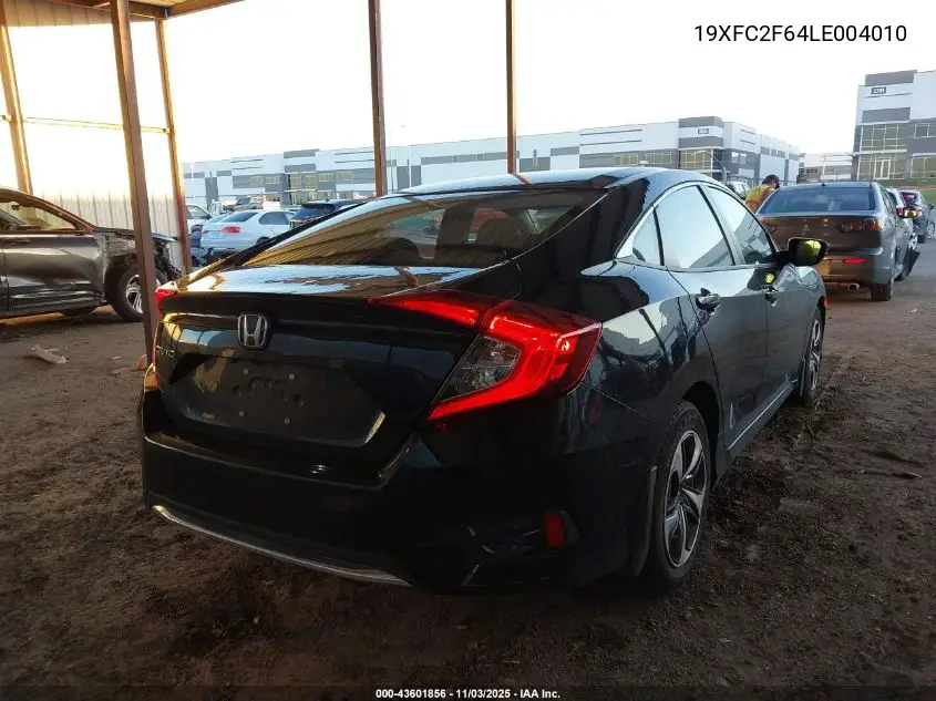 19XFC2F64LE004010 2020 Honda Civic Lx