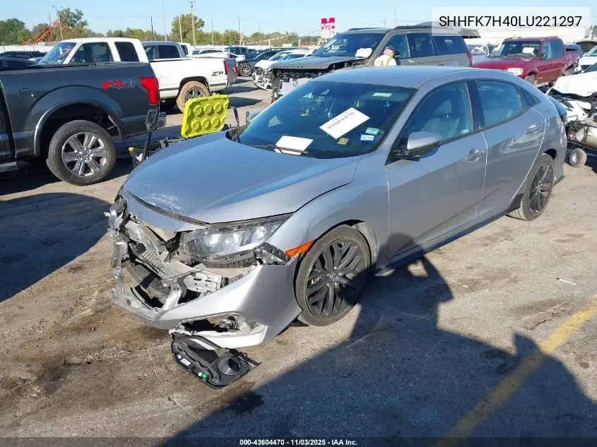 SHHFK7H40LU221297 2020 Honda Civic Sport