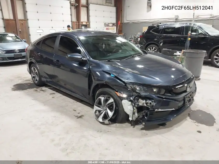 2HGFC2F65LH512041 2020 Honda Civic Lx