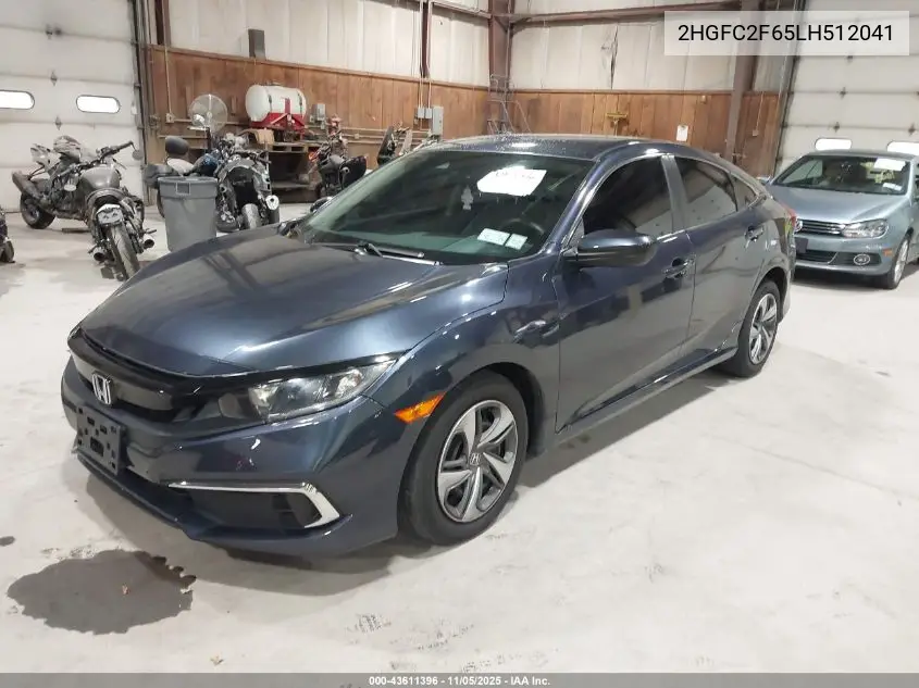 2HGFC2F65LH512041 2020 Honda Civic Lx