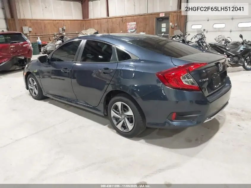 2HGFC2F65LH512041 2020 Honda Civic Lx