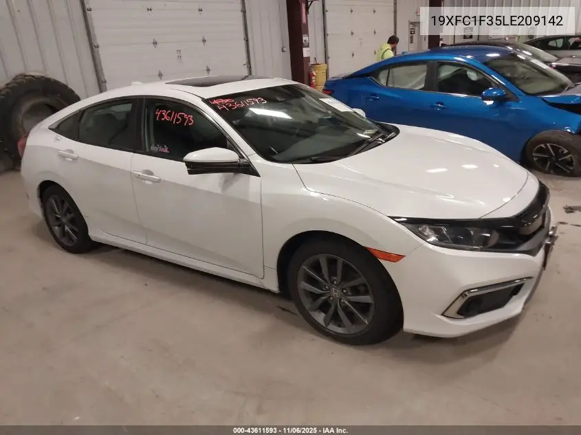 19XFC1F35LE209142 2020 Honda Civic Ex