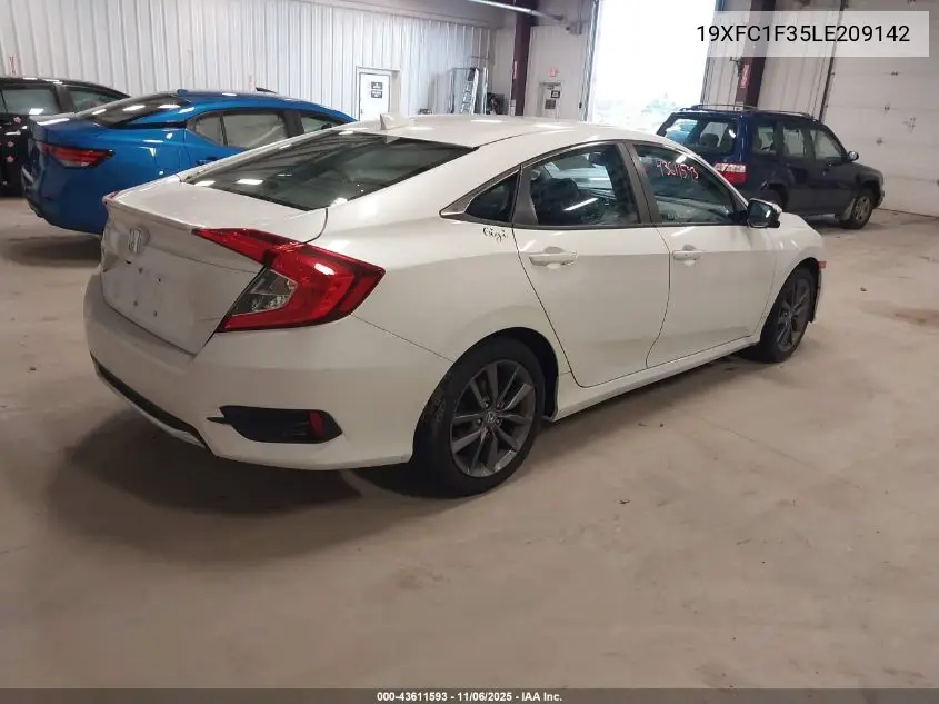 19XFC1F35LE209142 2020 Honda Civic Ex