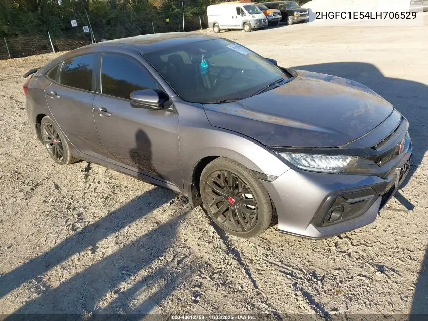 2HGFC1E54LH706529 2020 Honda Civic Si Sedan