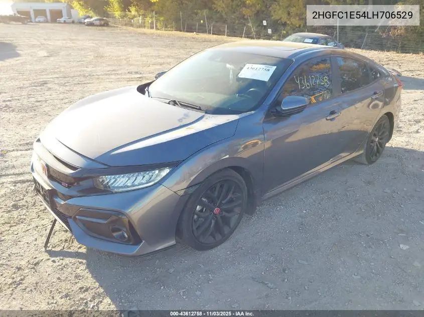 2HGFC1E54LH706529 2020 Honda Civic Si Sedan