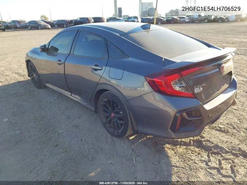2HGFC1E54LH706529 2020 Honda Civic Si Sedan