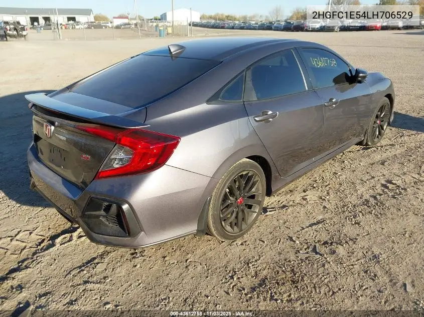 2HGFC1E54LH706529 2020 Honda Civic Si Sedan