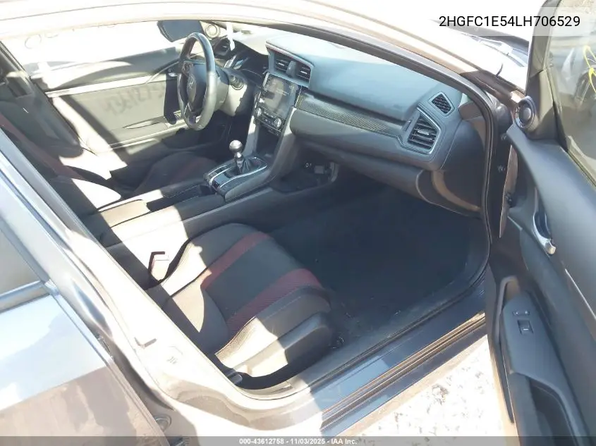 2HGFC1E54LH706529 2020 Honda Civic Si Sedan