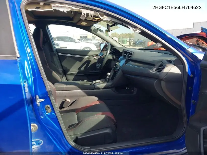 2HGFC1E56LH704622 2020 Honda Civic Si Sedan