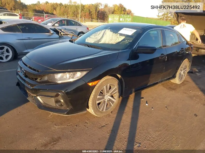 SHHFK7H38LU225492 2020 Honda Civic Lx