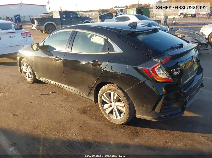 SHHFK7H38LU225492 2020 Honda Civic Lx