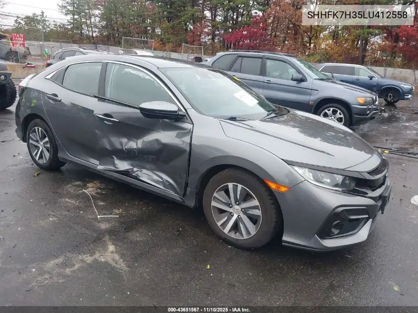 SHHFK7H35LU412558 2020 Honda Civic Lx