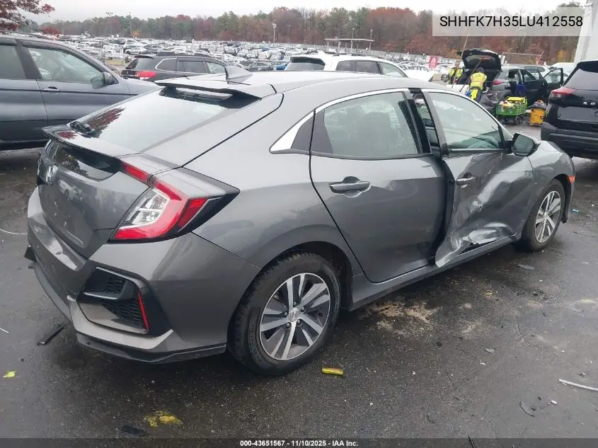SHHFK7H35LU412558 2020 Honda Civic Lx