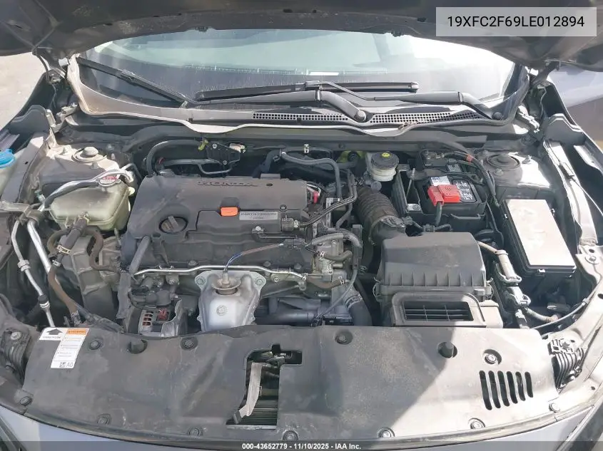 19XFC2F69LE012894 2020 Honda Civic Lx