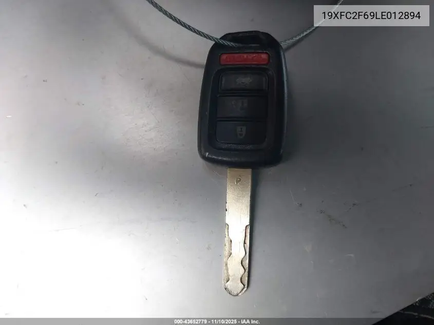 19XFC2F69LE012894 2020 Honda Civic Lx