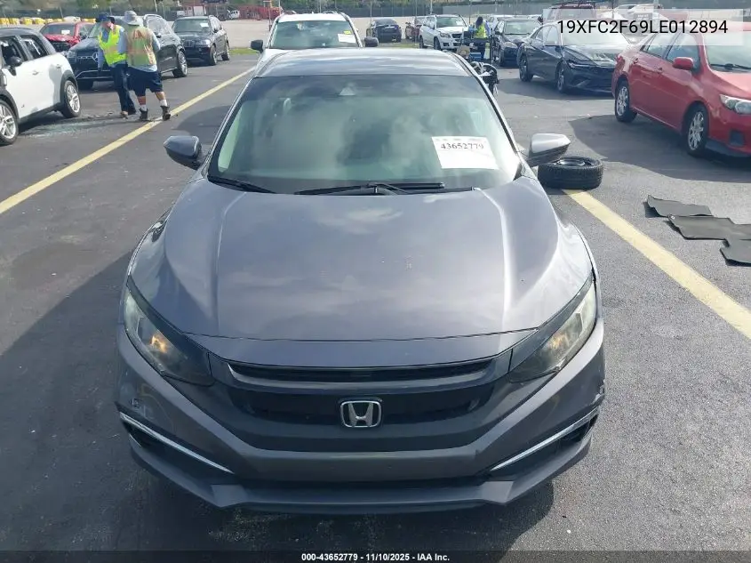 19XFC2F69LE012894 2020 Honda Civic Lx