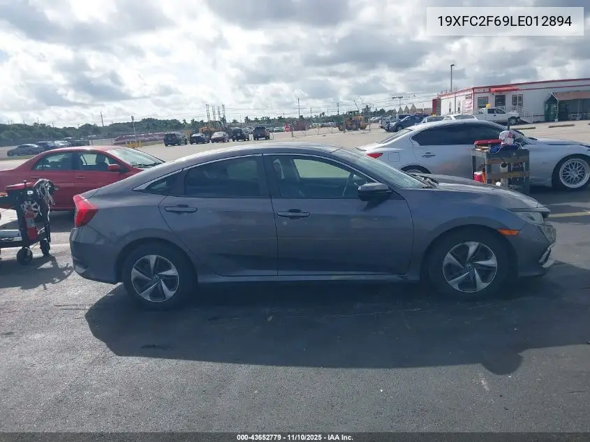 19XFC2F69LE012894 2020 Honda Civic Lx