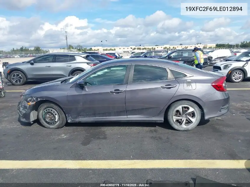 19XFC2F69LE012894 2020 Honda Civic Lx