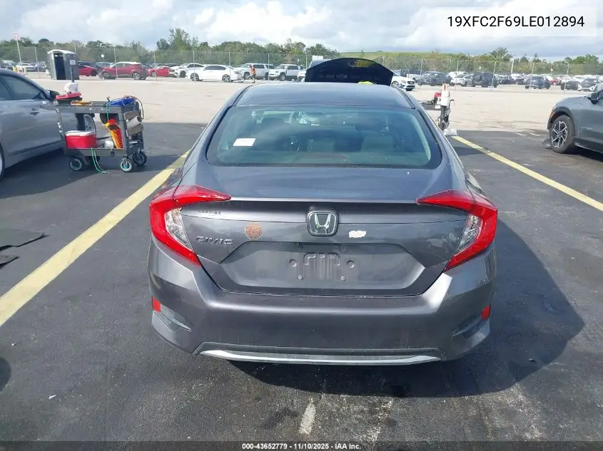 19XFC2F69LE012894 2020 Honda Civic Lx
