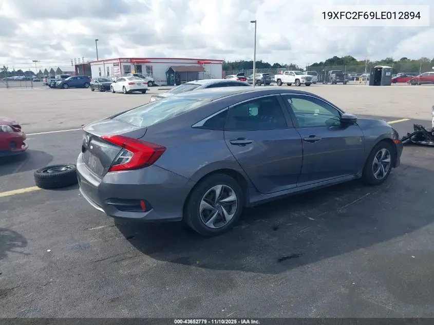19XFC2F69LE012894 2020 Honda Civic Lx