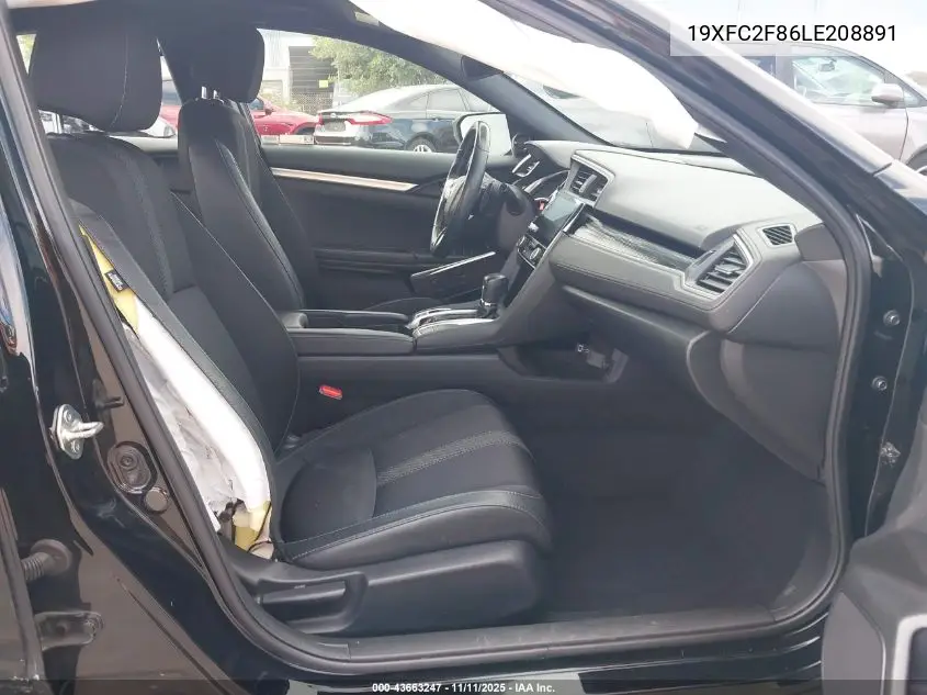 19XFC2F86LE208891 2020 Honda Civic Sport