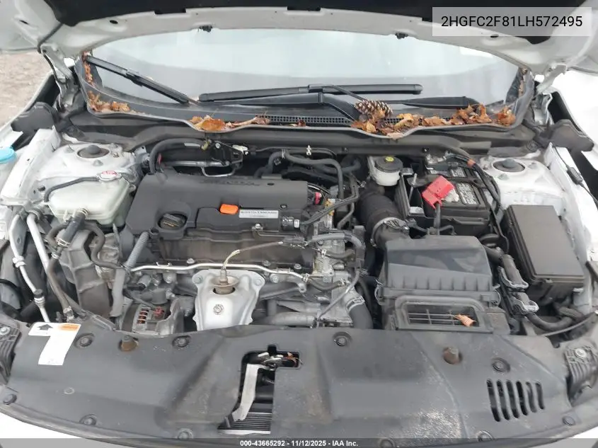 2HGFC2F81LH572495 2020 Honda Civic Sport