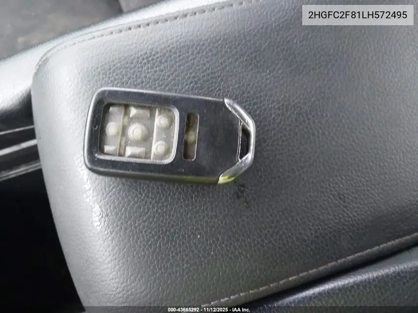 2HGFC2F81LH572495 2020 Honda Civic Sport