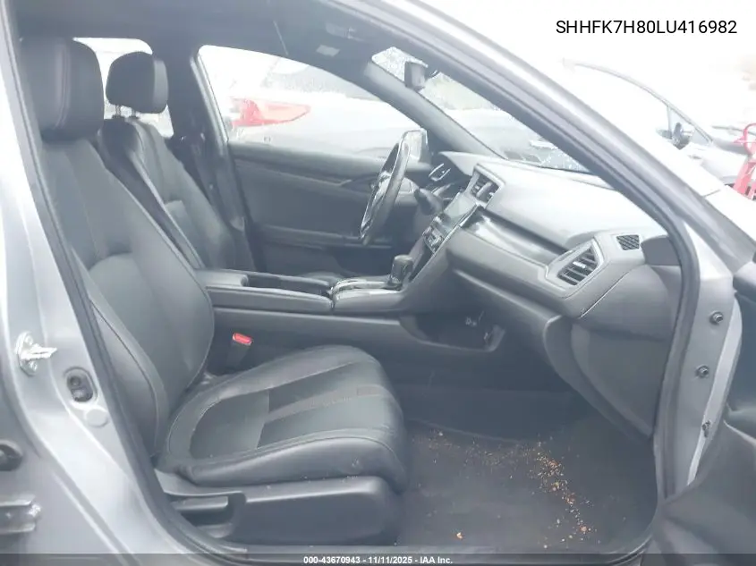SHHFK7H80LU416982 2020 Honda Civic Ex-L