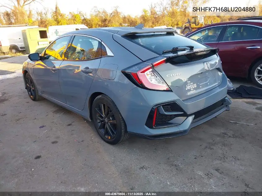SHHFK7H68LU204880 2020 Honda Civic Ex